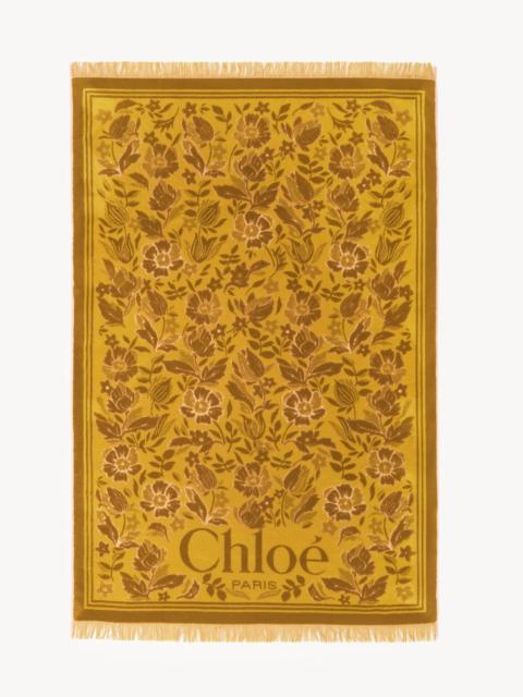Chloé THE CHLOÉ PLAGE BEACH TOWEL IN COTTON TOWELING