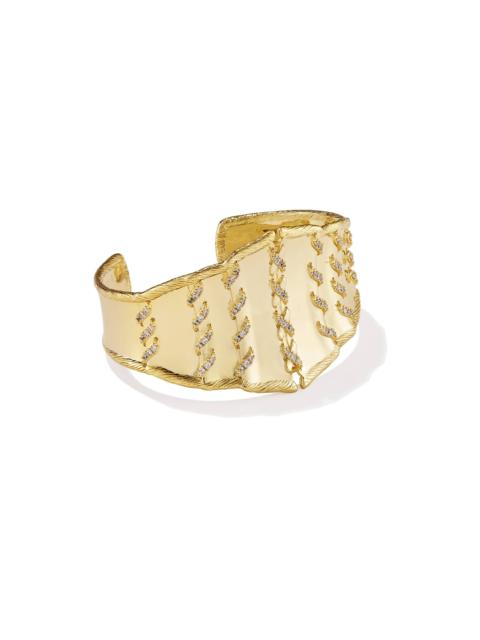 KENDRA SCOTT Dolly Parton x Kendra Scott Laced Gold Cuff Bracelet