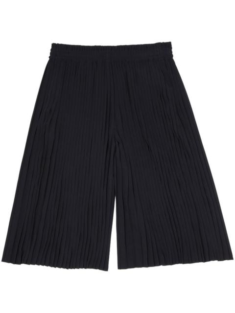 MM6 Maison Margiela fully-pleated knee-length shorts