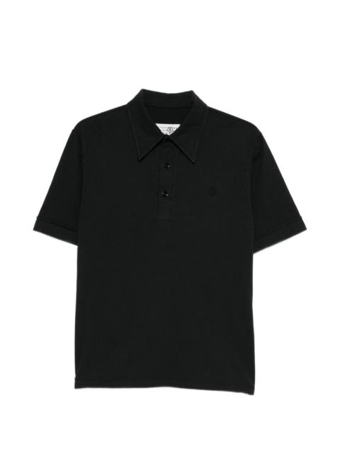 MM6 Maison Margiela logo-embroidered polo shirt
