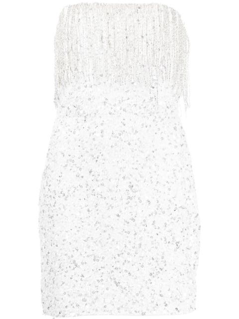 Cassandra sequin-fringe minidress