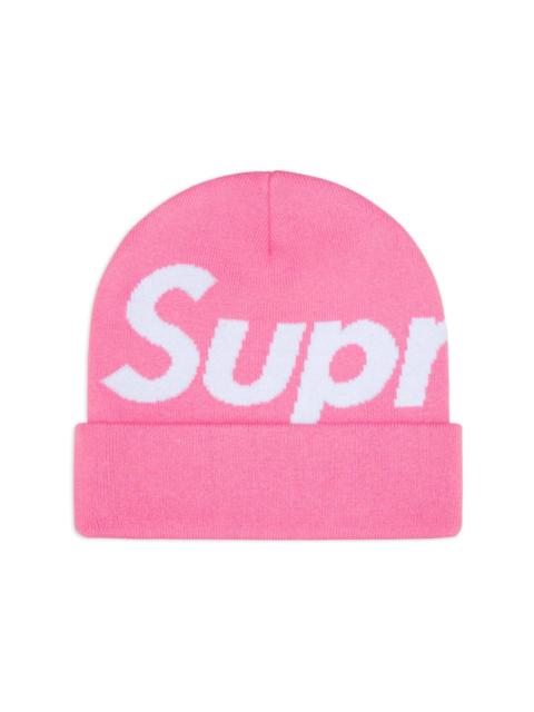Supreme intarsia-logo beanie hat