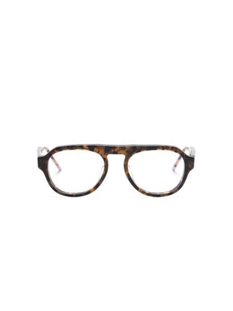 Thom Browne navigator-frame glasses