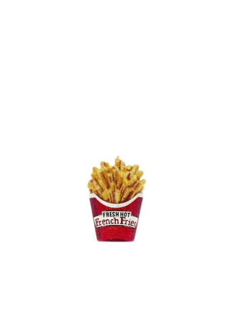 JUDITH LEIBER French Fries crystal-embellished clutch