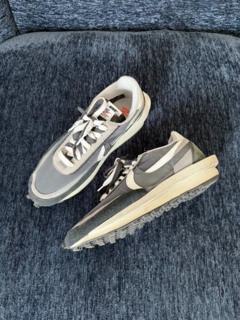 sacai sacai × Nike LDV Waffle Black White Deconstructed Sneakers
