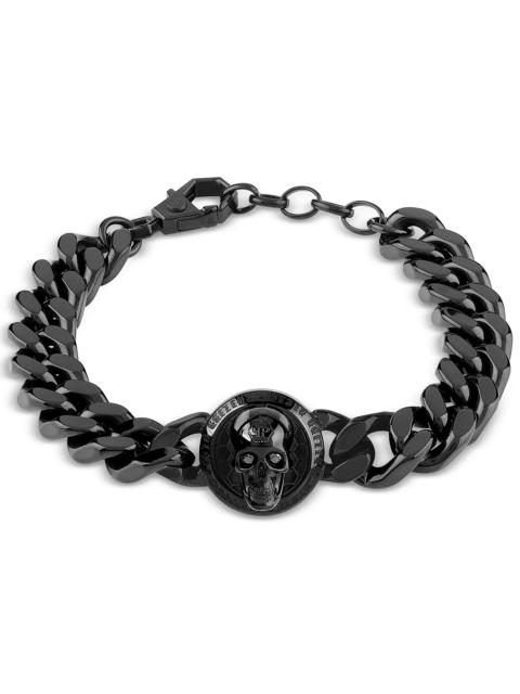 PHILIPP PLEIN 3D $kull Black Chain Bracelet