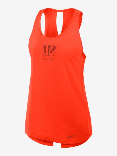 Cincinnati Bengals Established Women's Nike Dri-FIT NFL Tank Top