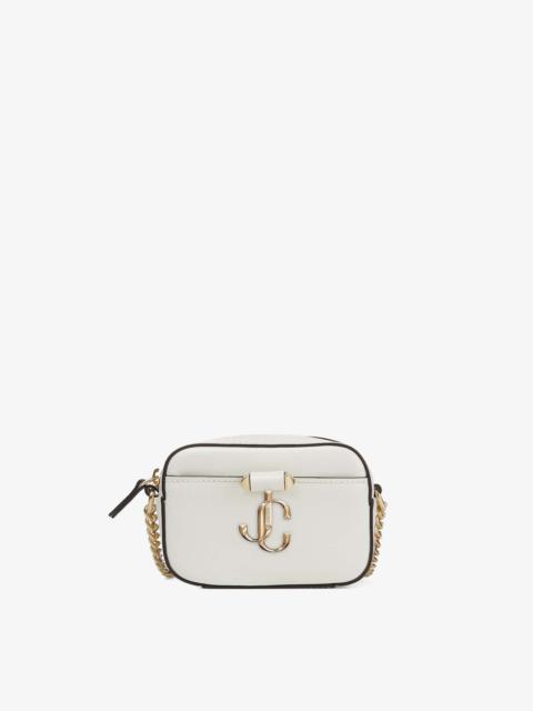AVENUE MINI SHLDR, Latte Leather Mini Shoulder Bag with JC Emblem, Summer  Collection
