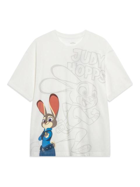 Li-Ning x Disney Zootopia Graphic T-shirt 'White' AHST271-4