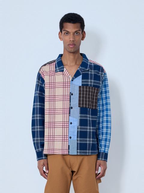 Story mfg. Patchwork Plaid Shirt