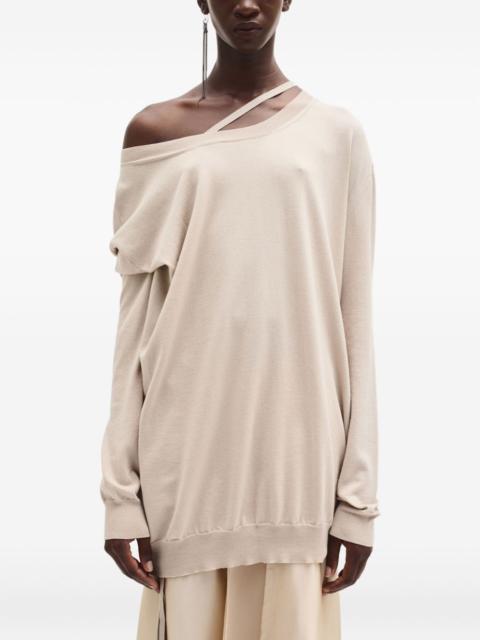 Ann Demeulemeester Helle off-shoulder sweatshirt