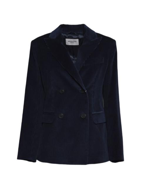 WEEKEND Max Mara double-breasted corduroy blazer