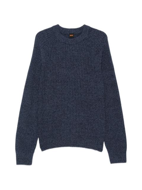 BOSS textured sweater