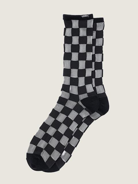 Vans Checkerboard Hazy Sheer Crew Socks