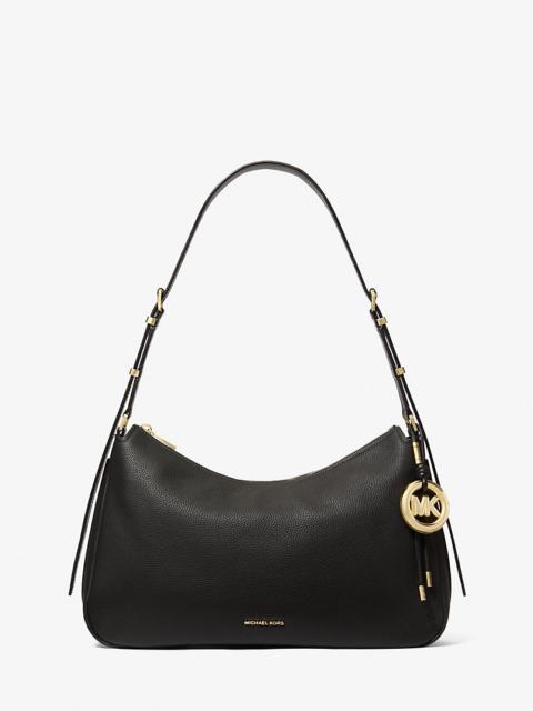 MICHAEL KORS Nolita Medium Pebbled Leather Shoulder Bag