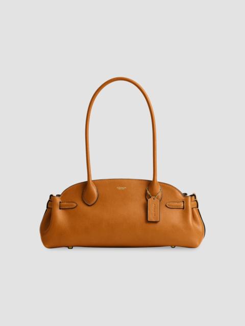 COACH Women's Soft Empire 34 Leather Carryall - Saffron
