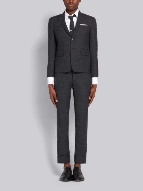 Thom Browne Dark Grey 2-Ply Fresco High Armhole Suit