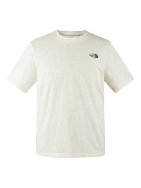 The North Face THE NORTH FACE Foundation Coordinates Graphic T-shirt 'Beige' NF0A89QV-QLI