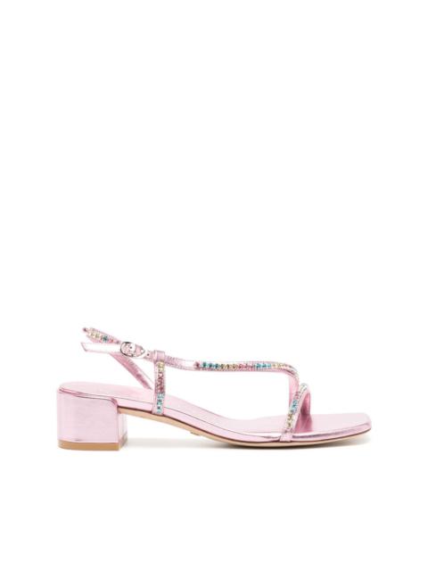 Soiree 40mm crystal-embellished sandals