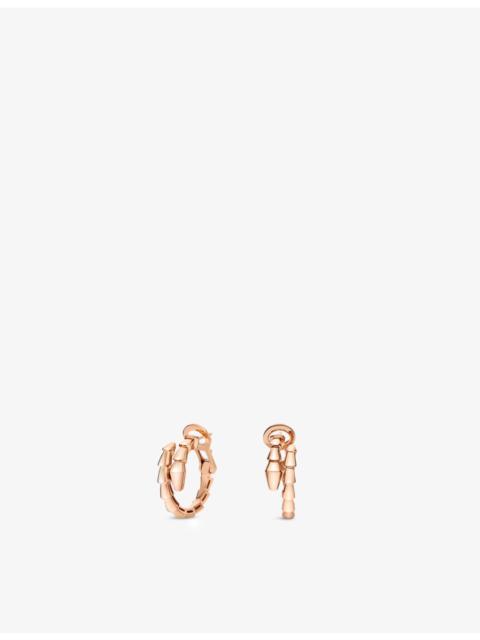 BVLGARI Serpenti Viper 18ct Rose-Gold Earrings