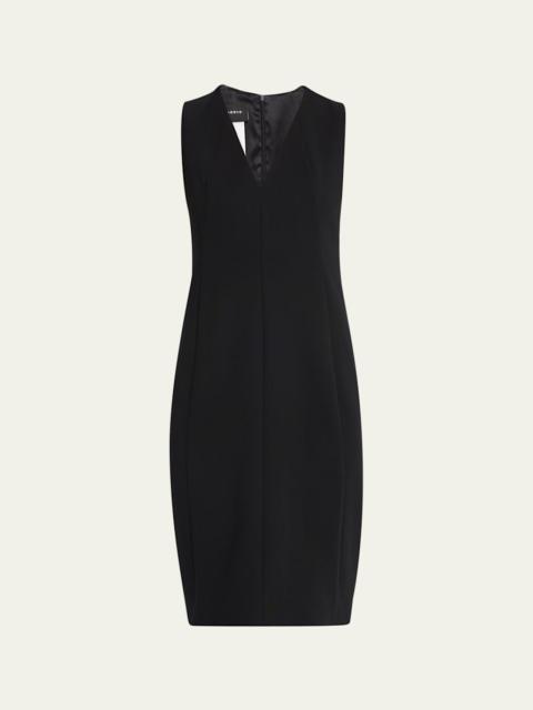 AKRIS Sleeveless V-Neck Dress