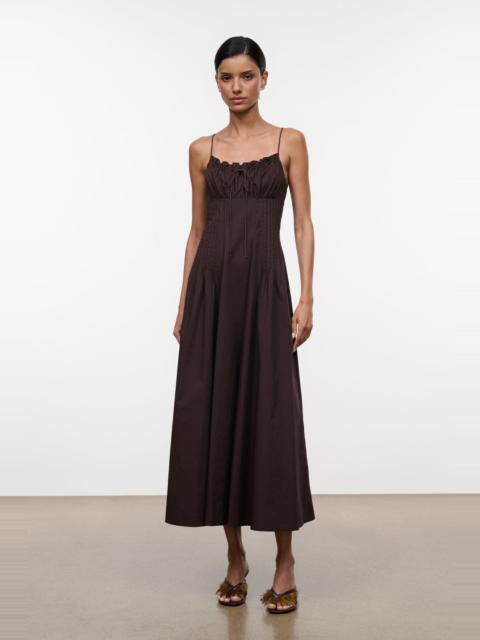 STAUD STAUD MARGI DRESS EARTH