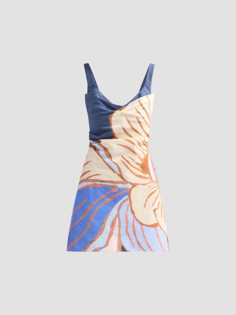 Acler Women's Femme Fatale Glider Floral Mini Dress - Midnight Eclipse