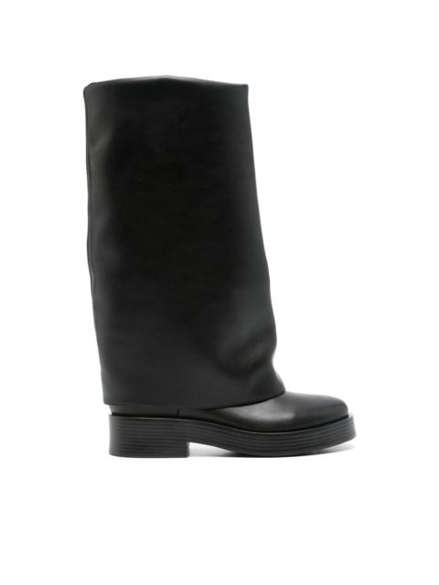 【CASADEI】 Charlie レイヤード ブーツ plus by chausser ショセ 靴 レディース プリュス サイドゴア