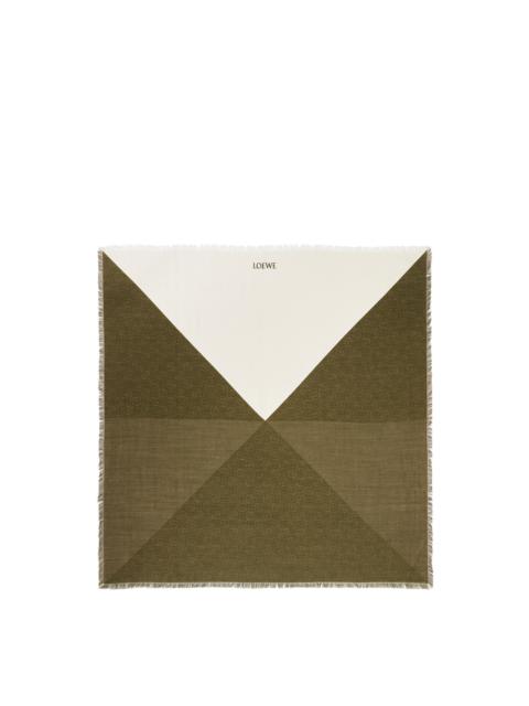 Loewe Scarf in silk and wool