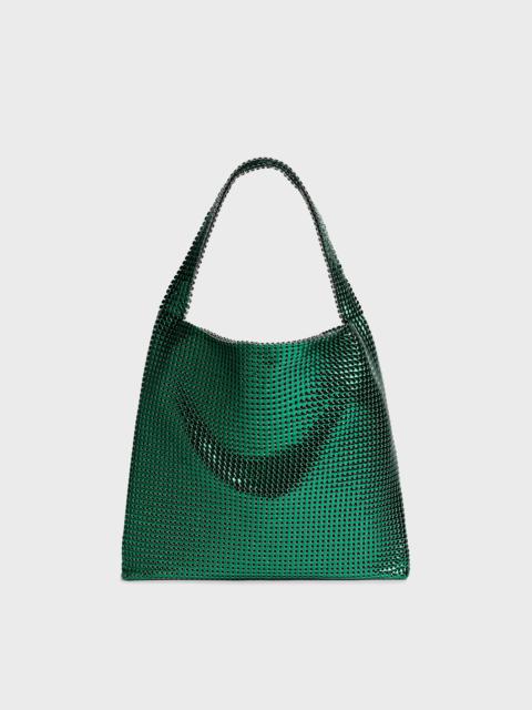 rabanne EMERALD PIXEL XL TOTE IN MESH