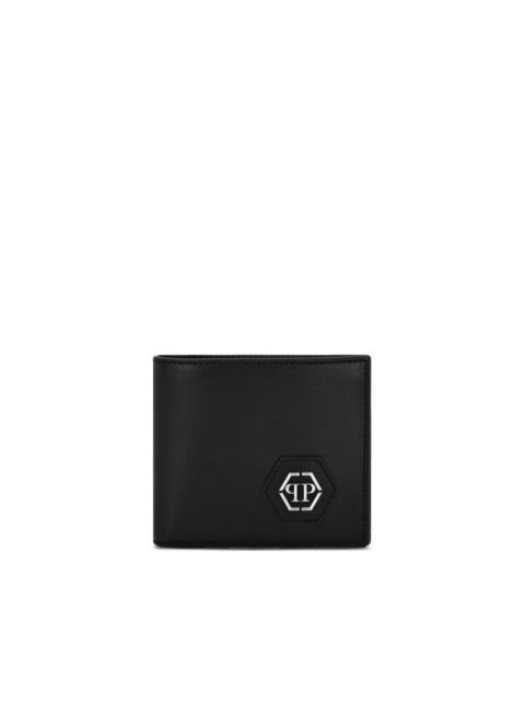 logo-plaque bi-fold wallet
