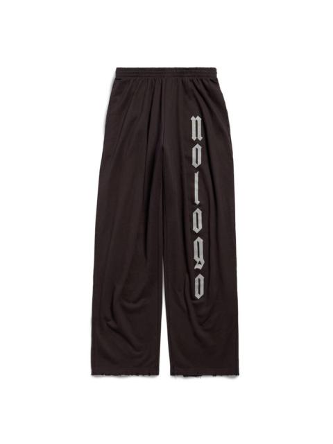 BALENCIAGA Nologo Baggy Sweatpants in Black/grey