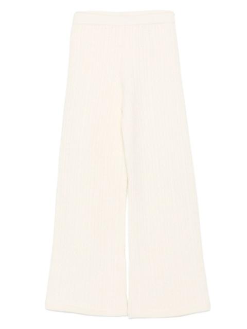 Sandro ribbed pull-on trousers