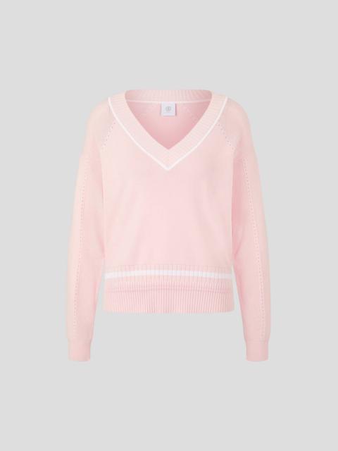 BOGNER KARI KNIT PULLOVER IN PINK