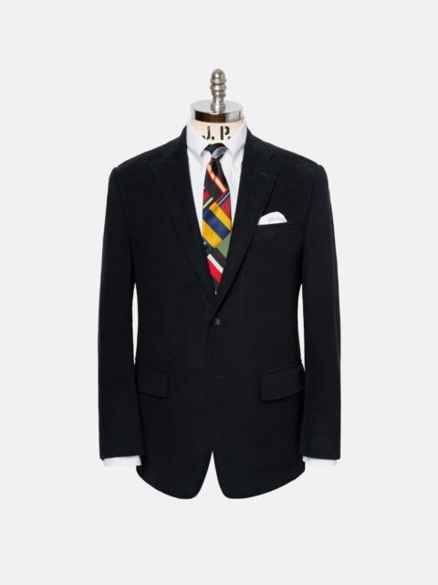 J. PRESS MADE-IN-USA COTTON DARK NAVY MOLESKIN SPORT COAT