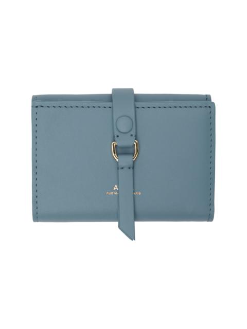 A.P.C. A. P.C. Blue Noa Trifold Wallet