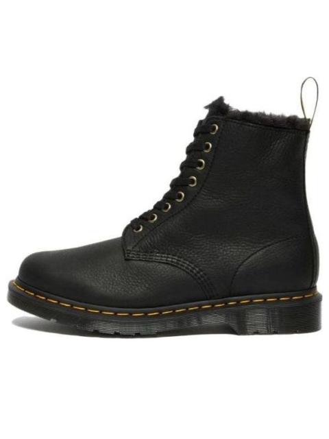 Dr. Martens Dr. Martens 1460 Pascal Fur Lined Ankle High Top Retro Martin boots Unisex Black 25533001