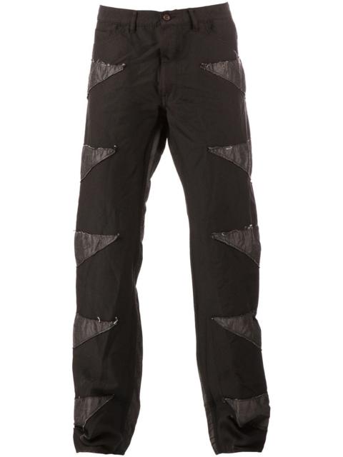 Comme des Garçons Homme Plus patchwork trousers