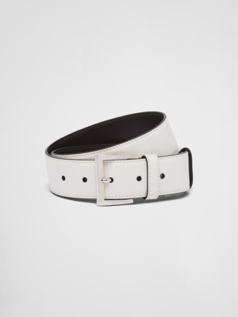 Leather belt