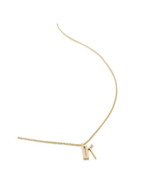 MONICA VINADER Alphabet K pendant necklace