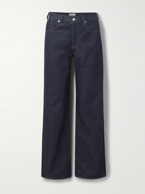 Citizens of Humanity Annina high-rise wide-leg jeans - 33” Dark denim