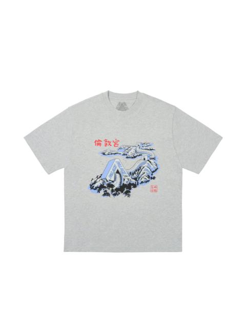 PALACE GREAT WALL OF TRI-NA T-SHIRT GREY MARL