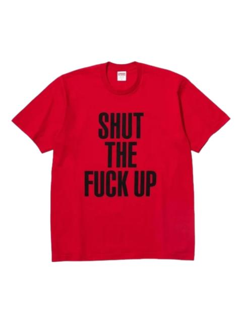 Supreme Supreme FW25 x Number (N)ine Shut Up T-Shirt 'Red' FW25T8-RED