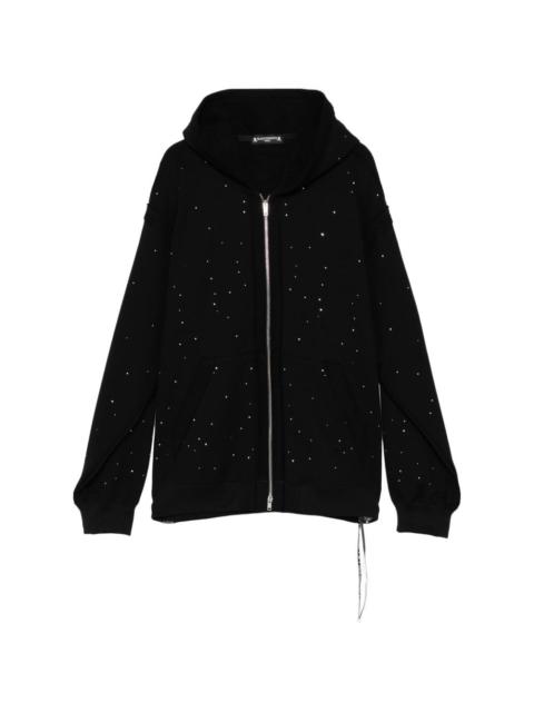 MASTERMIND WORLD crystal-embellished logo hoodie