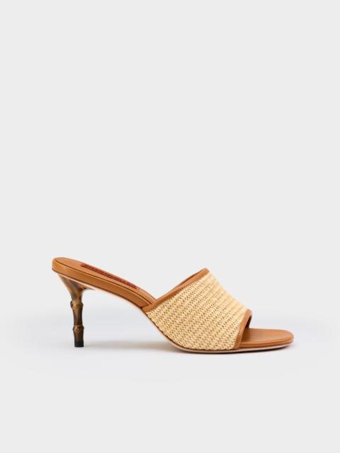 SIMONMILLER Playa Bamboo Heel in Natural
