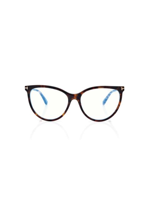 TOM FORD BLUE BLOCK CAT EYE OPTICALS