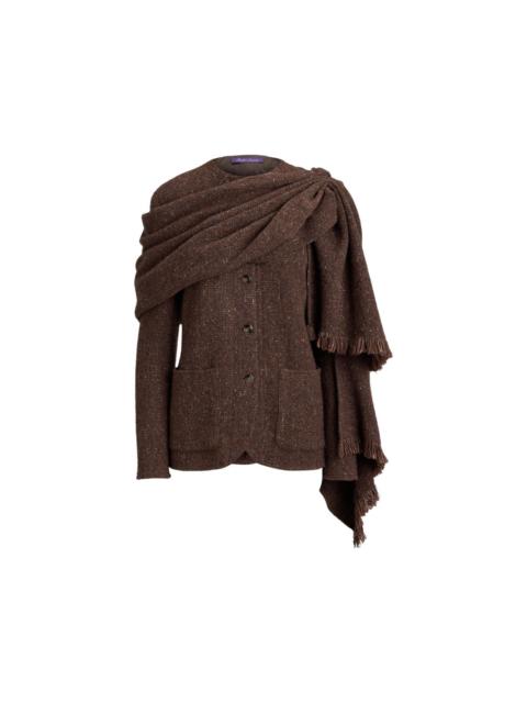 Ralph Lauren fringe-trimmed scarf-detail cardigan