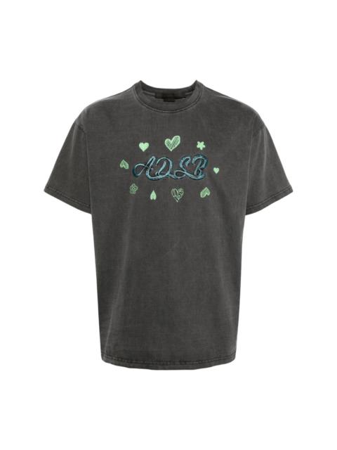 Andersson Bell ADSB Hearts cotton T-shirt