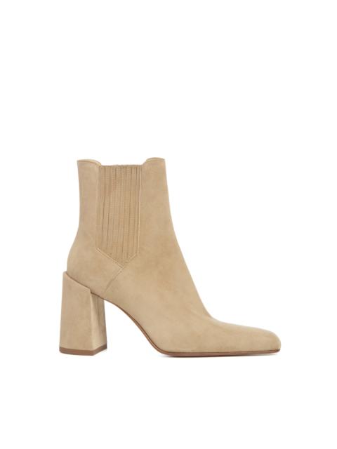 GABRIELA HEARST Luke High Heel Ankle Boot in Camel Suede
