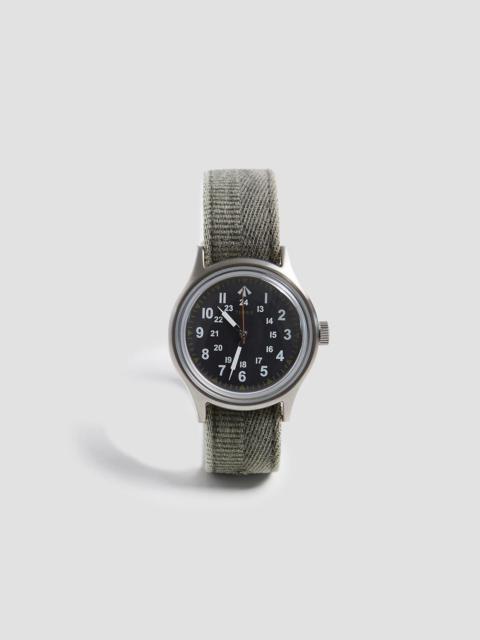 Nigel Cabourn Timex x Nigel Cabourn Washed Army Strap Watch